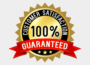 100% Satisfaction Guaranteed! or your money back!